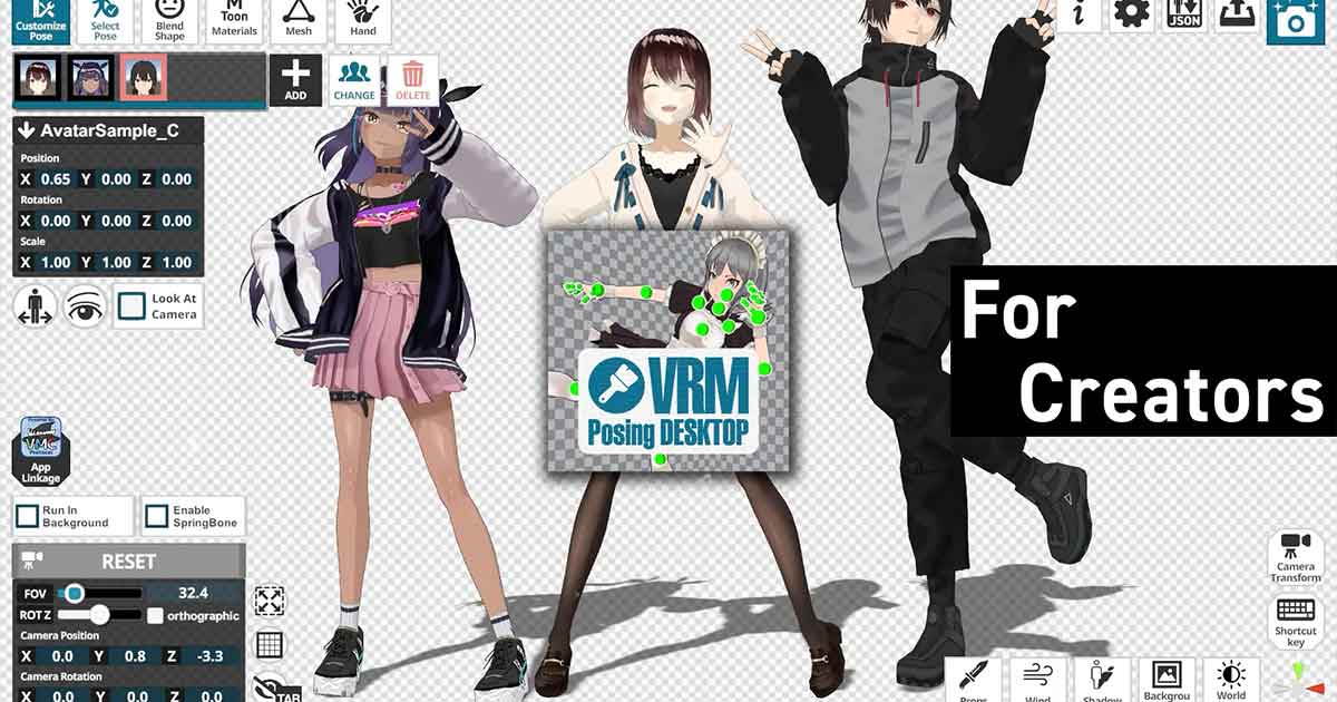 YouTube Thumbnail of VRM Posing Desktop 1st Anniversary Trailer